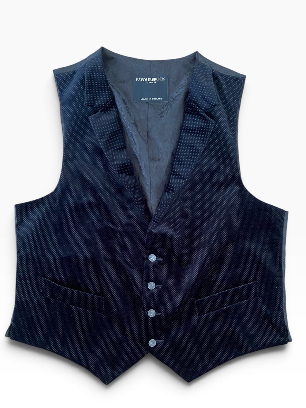 Vintage FAVOURBROOK Lapelled Waistcoat Vest